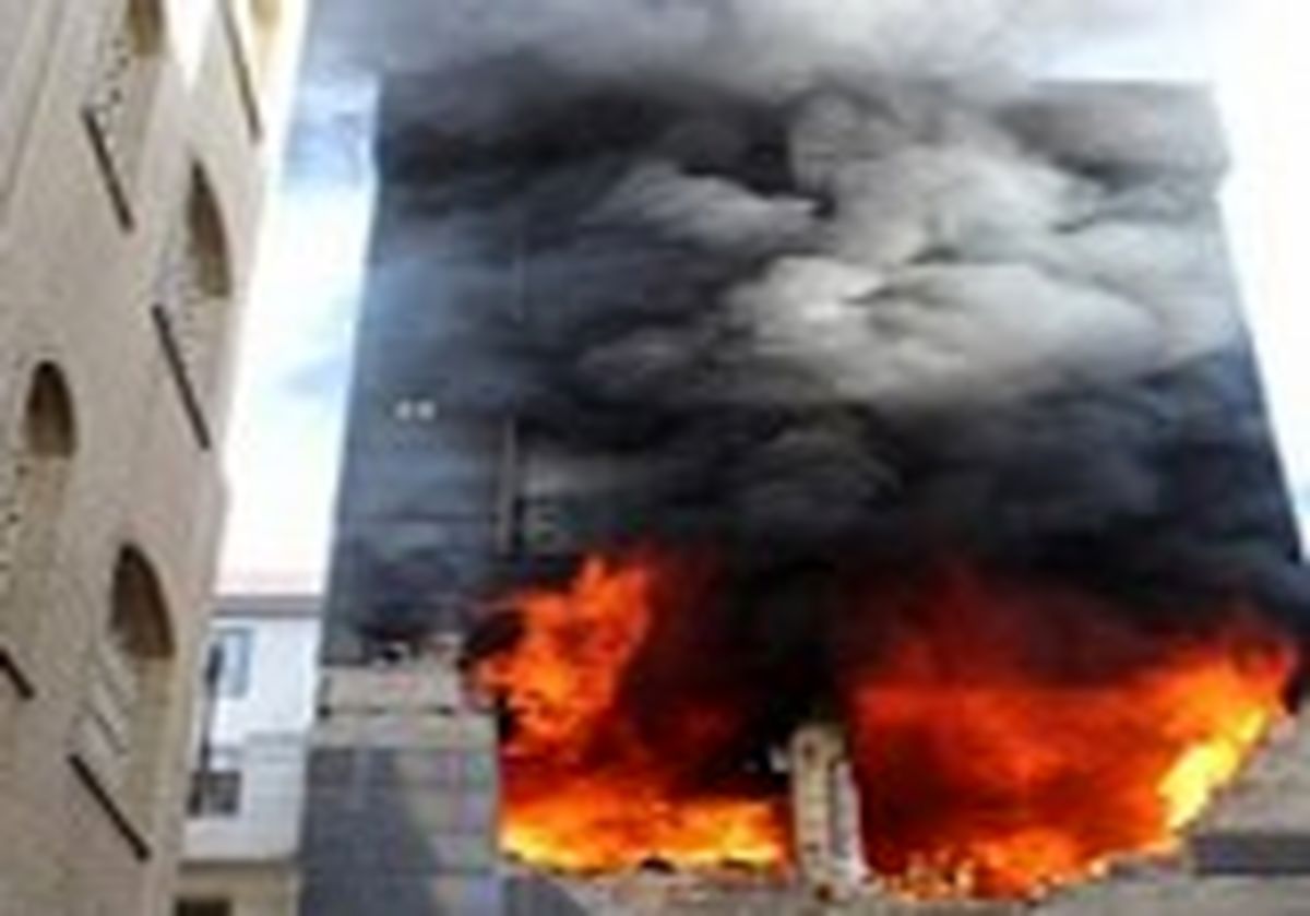 آتش سوزی ساختمان مسکونی در شهرک مشیریه