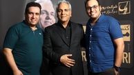 مهران مدیری در کنارِ کارگردان و تهیه‌کننده تازه‌ترین اثرش+عکس