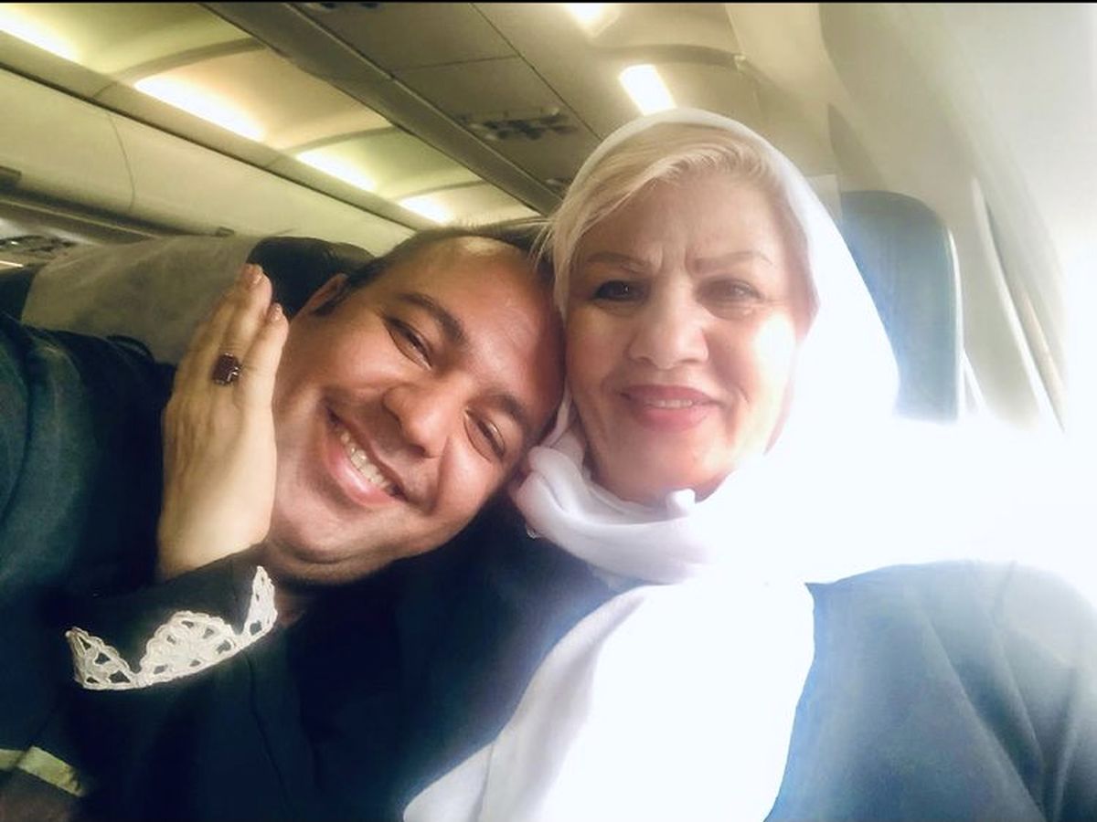 حال خوب علی اوجی در آغوش مادرش + عکس