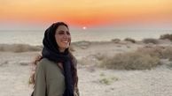 مونا فرجاد در یک‌ غروب زیبا + عکس