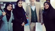 ژست گرفتن بیژن بنفشه خواه وسط دانشگاه خوارزمی+عکس