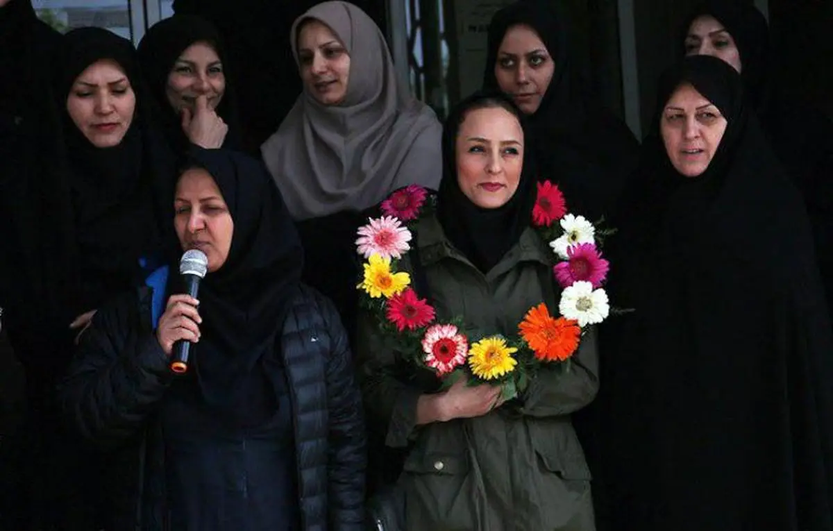  استقبال از بانوی ملی پوش قزوینی