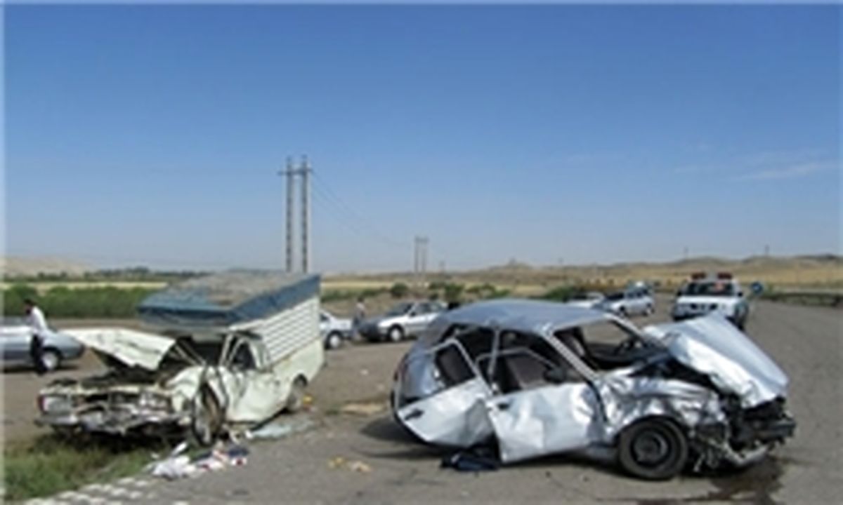 ۸ کشته و ۲۲ مجروح در حوادث رانندگی تعطیلات آخر هفته