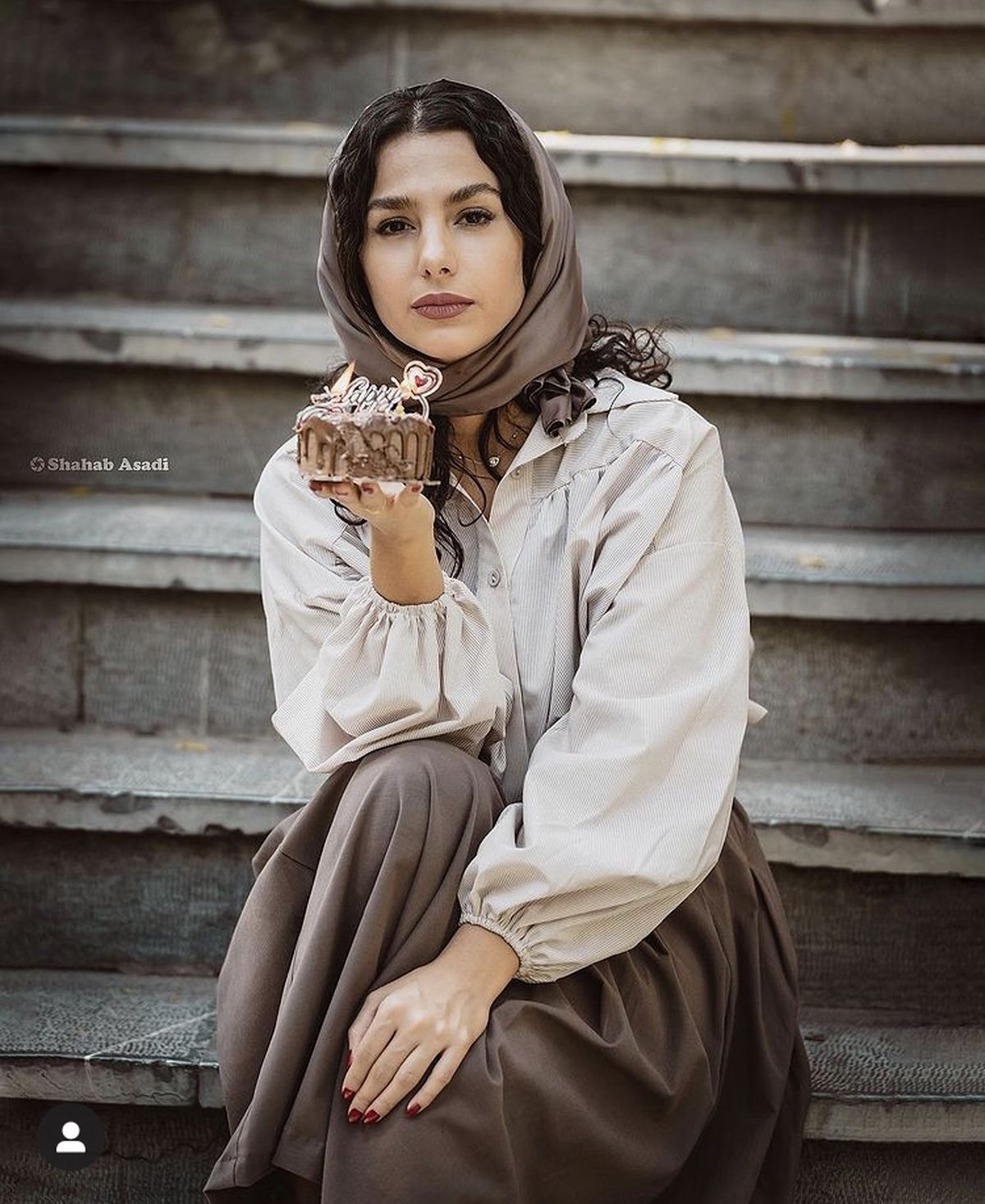 کیک تولد کوچک جوانه دلشاد + عکس