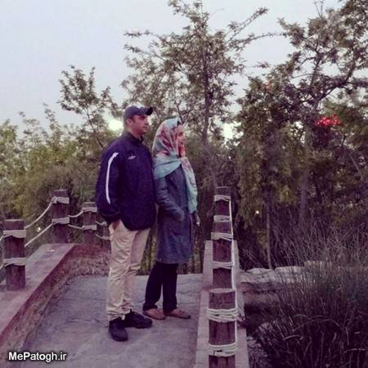 گشت و گذار شبنم قلی خانی و برادرش در طبیعت+عکس