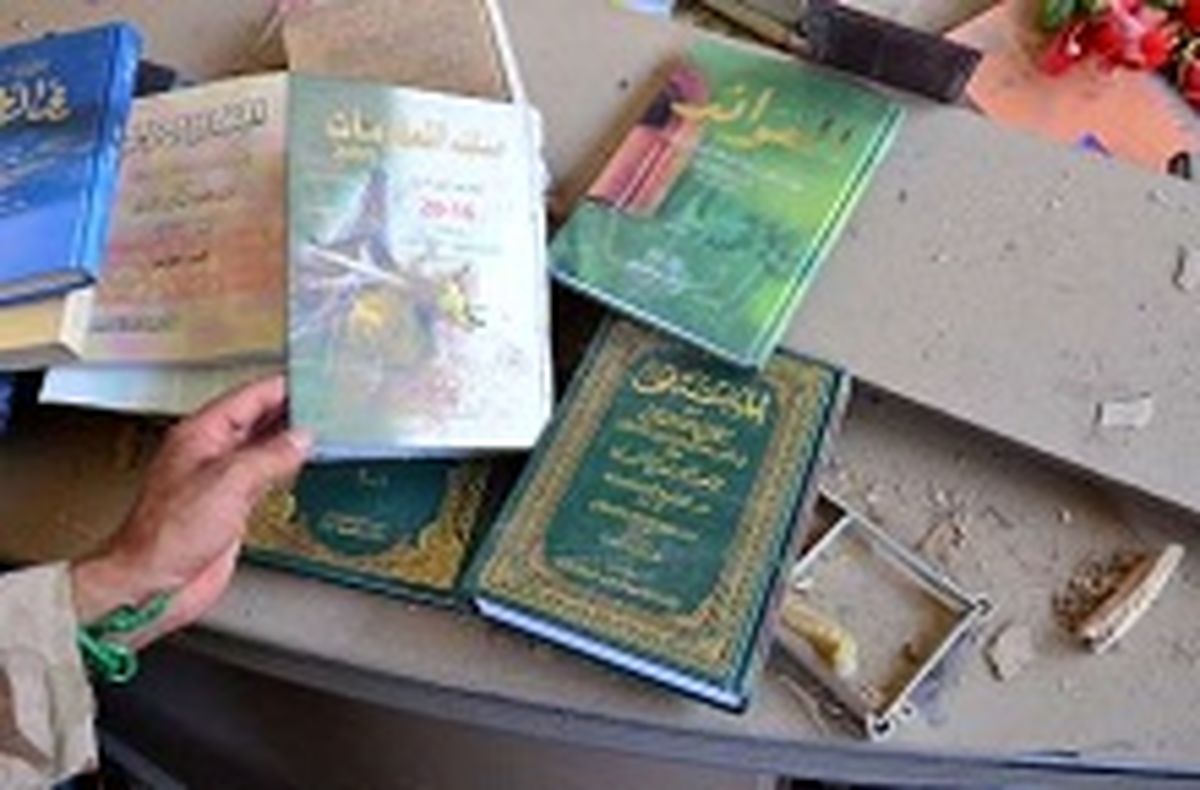 رد پاهایی که در عملیات فلوجه بیرون زد