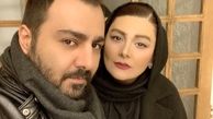 هنگامه قاضیانی و برادرش + عکس