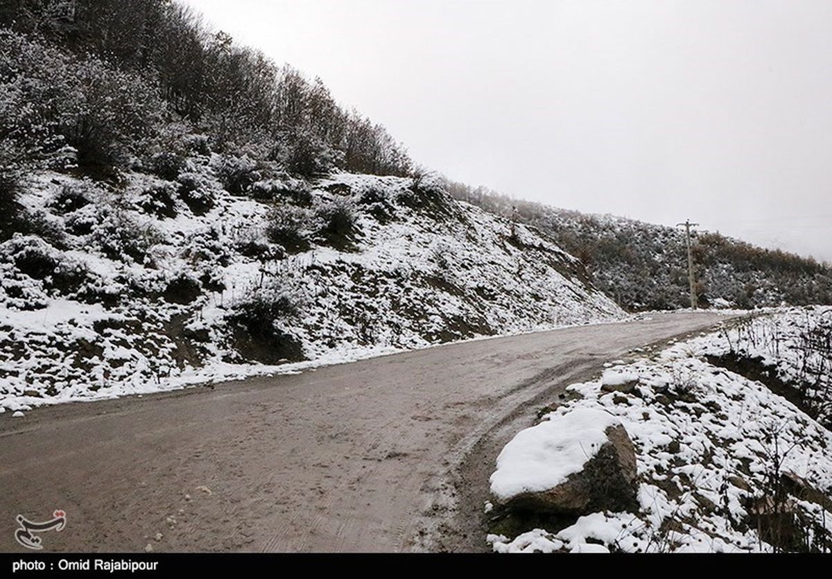 بارندگی در محورهای ۶ استان