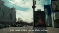 بیلبوردی که تبلیغات خودش را از چشم پلیس روسیه مخفی می کند/فیلم