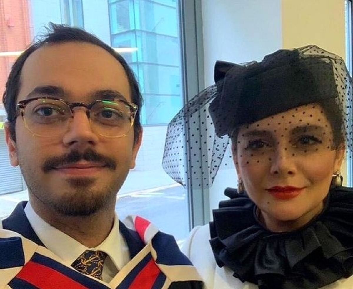 هنگامه قاضیانی و پسرش با تیپ خارجی+عکس
