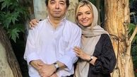 دنیا مدنی در آغوش پدر + عکس