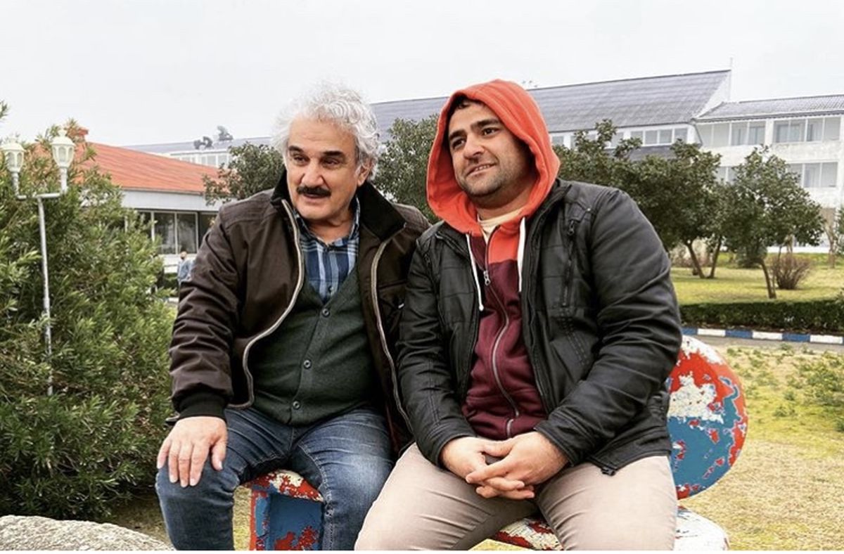 علی هاشمی در کنار بازیگر پیشکسوت سینمای ایران + عکس