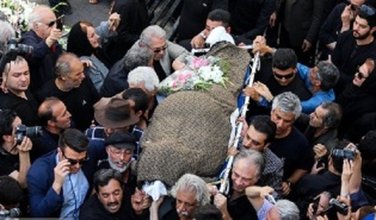 ناآرامی در مراسم تشییع ناصر ملک مطیعی