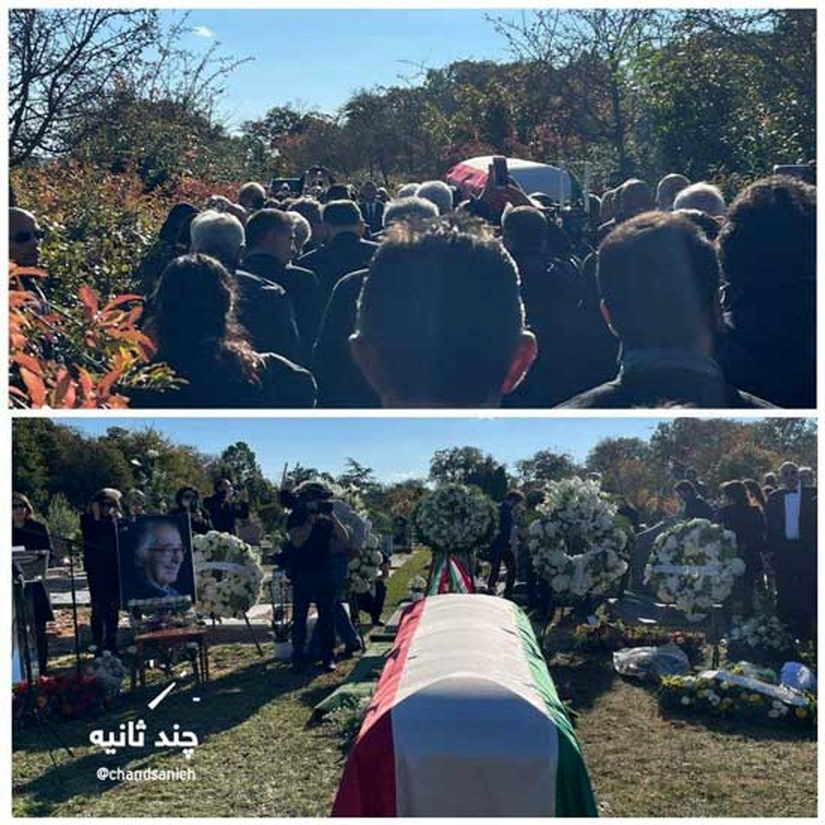مراسم خاکسپاری اولین رئیس‌ جمهور ایران + عکس