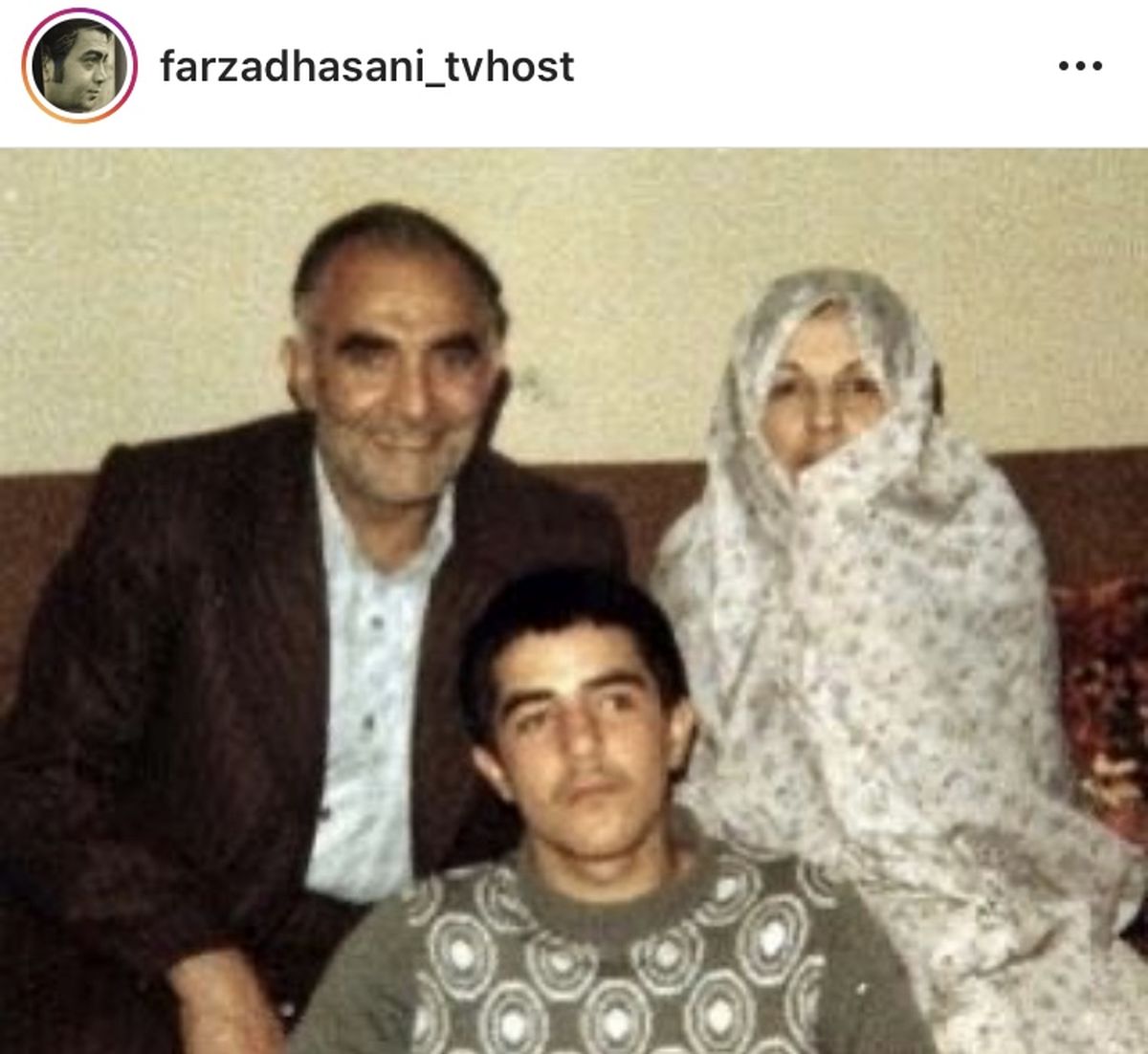 خانواده فرزاد حسنی در زمان قدیم + عکس