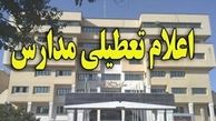 مهدهای کودک و مدارس کلیه مقاطع استان تهران فردا تعطیل است