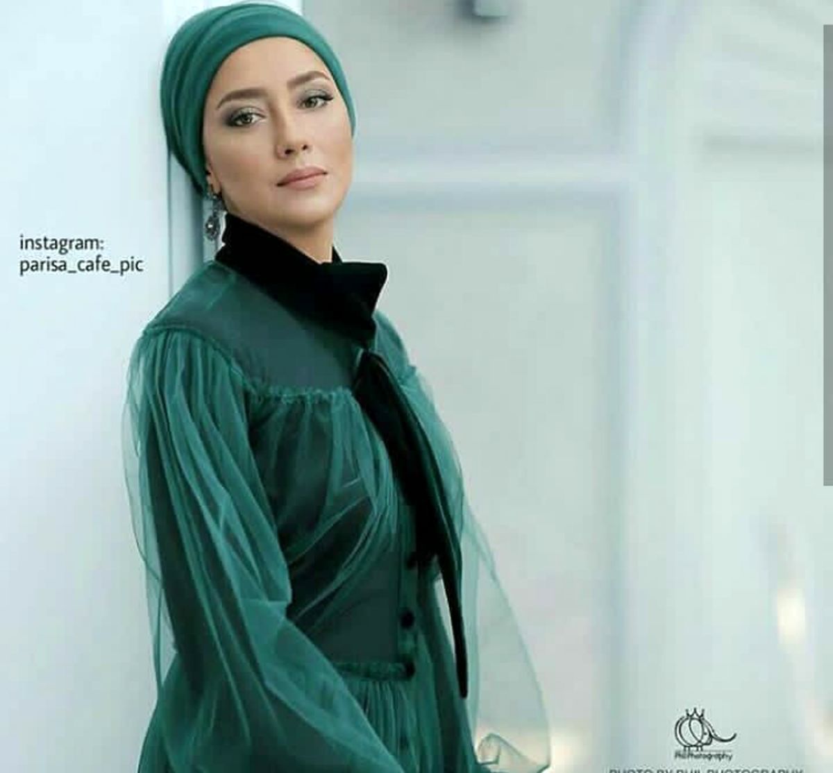 تیپ سبز و مجلسی بهاره کیان افشار+عکس