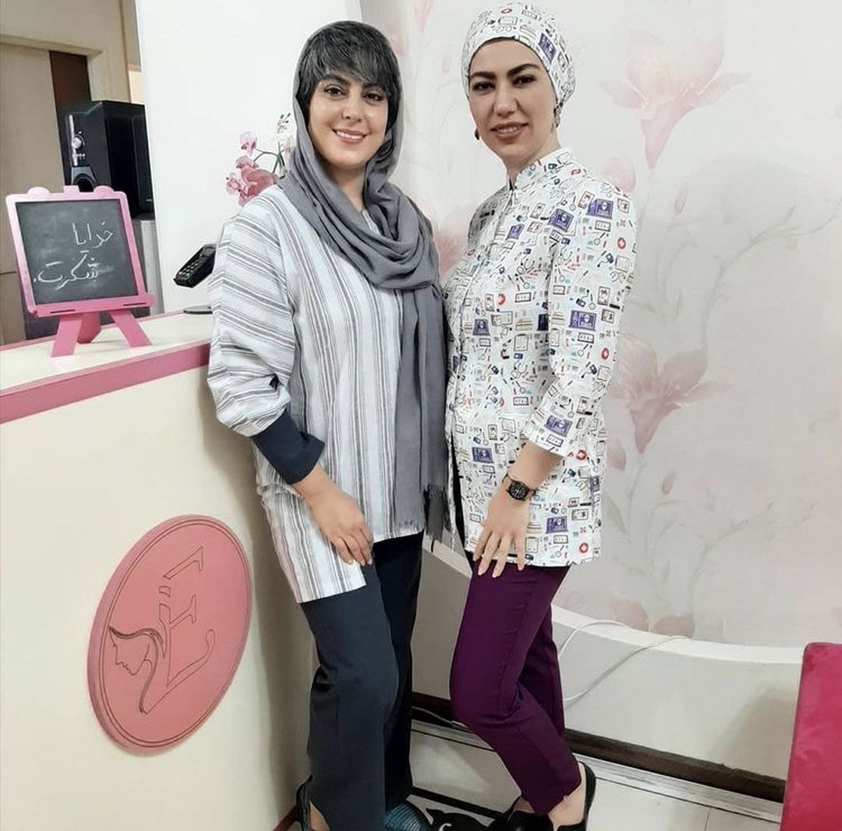 نیلوفر شهیدی در کلینیک دوستش + عکس