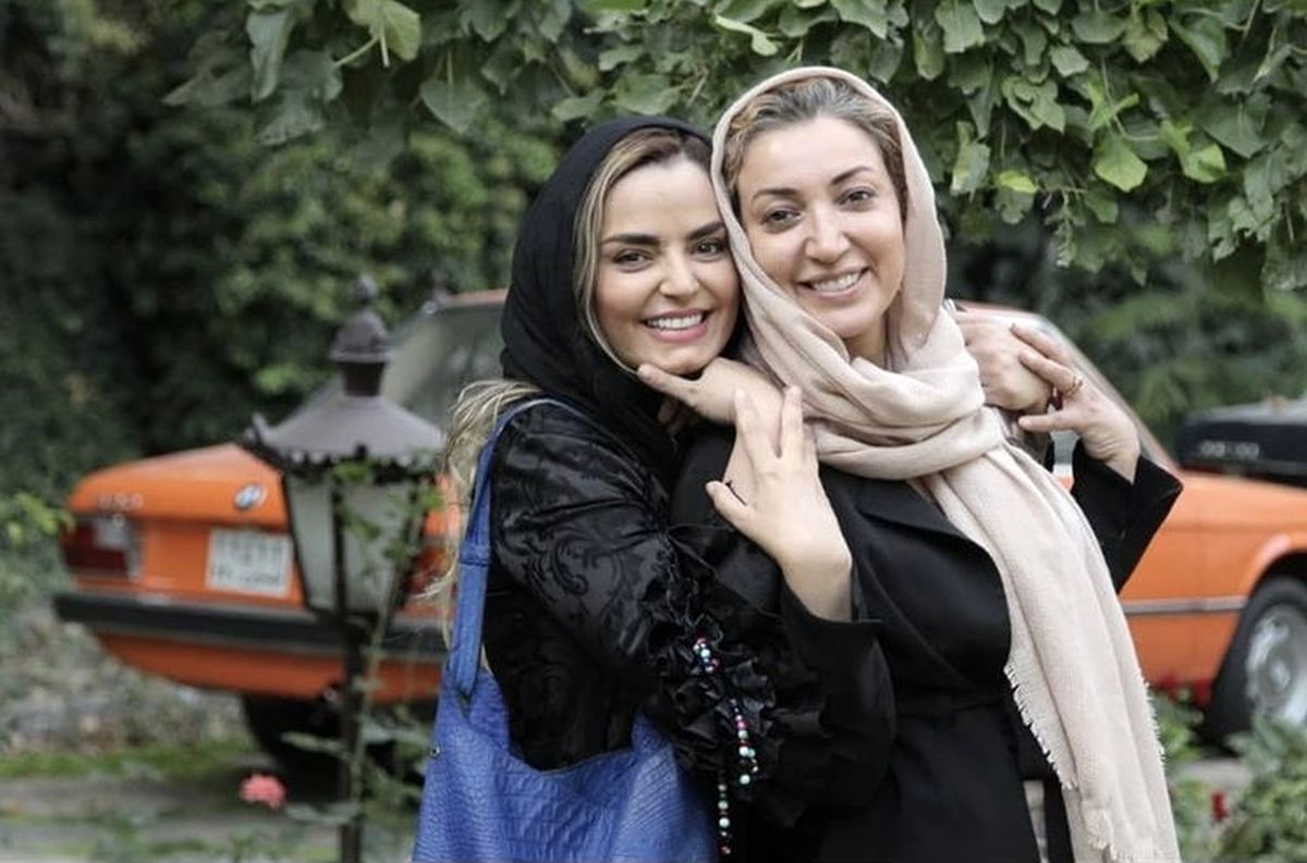 نگار عابدی و بازیگر سریال خانه امن + عکس