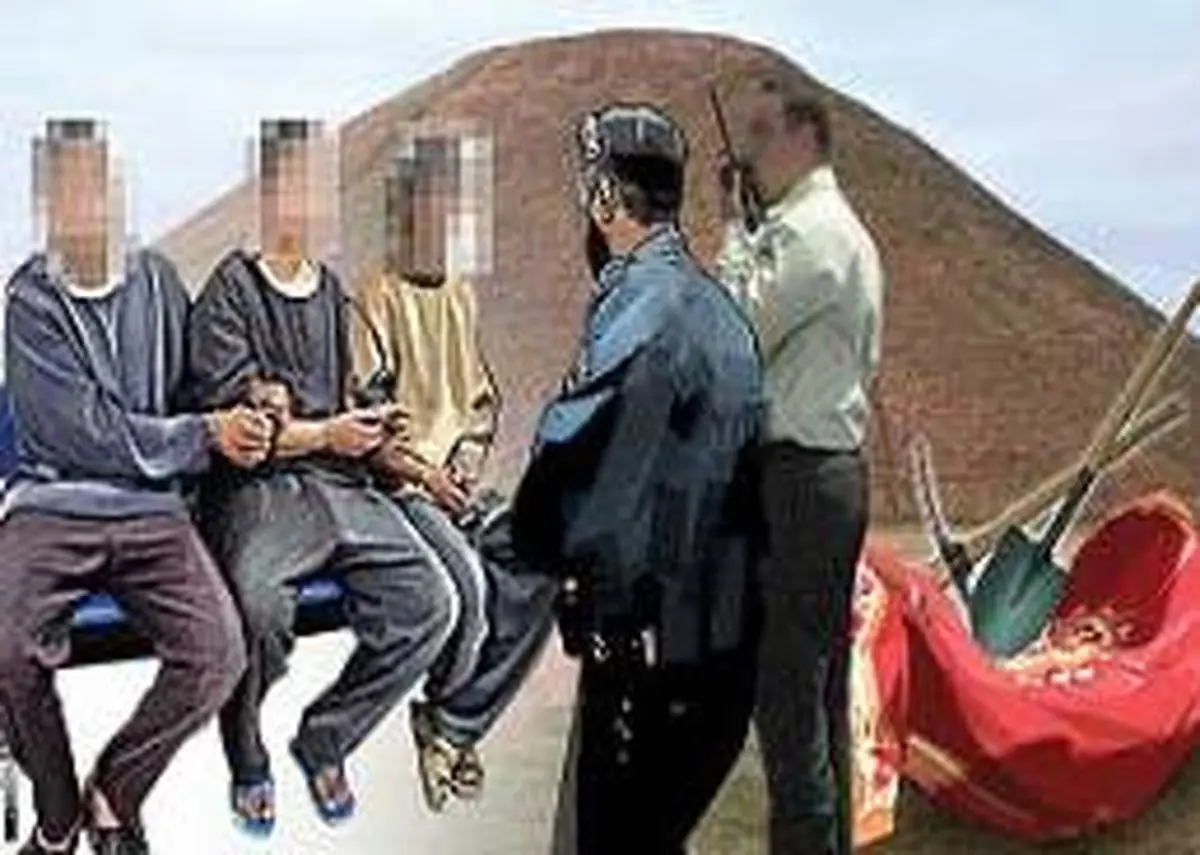دستگیری جویندگان گنج در مهاباد 
