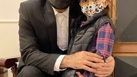 دختر بامزه در آغوش فرزاد حسنی + عکس