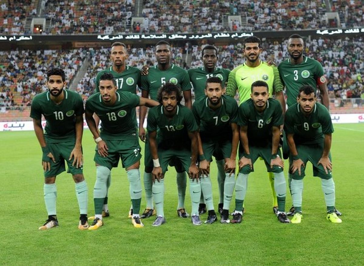 تیم ملی عربستانی به خط شد + عکس