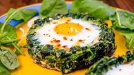 طرز تهیه نرگسی اسفناج و نکات مهم طبخ آن