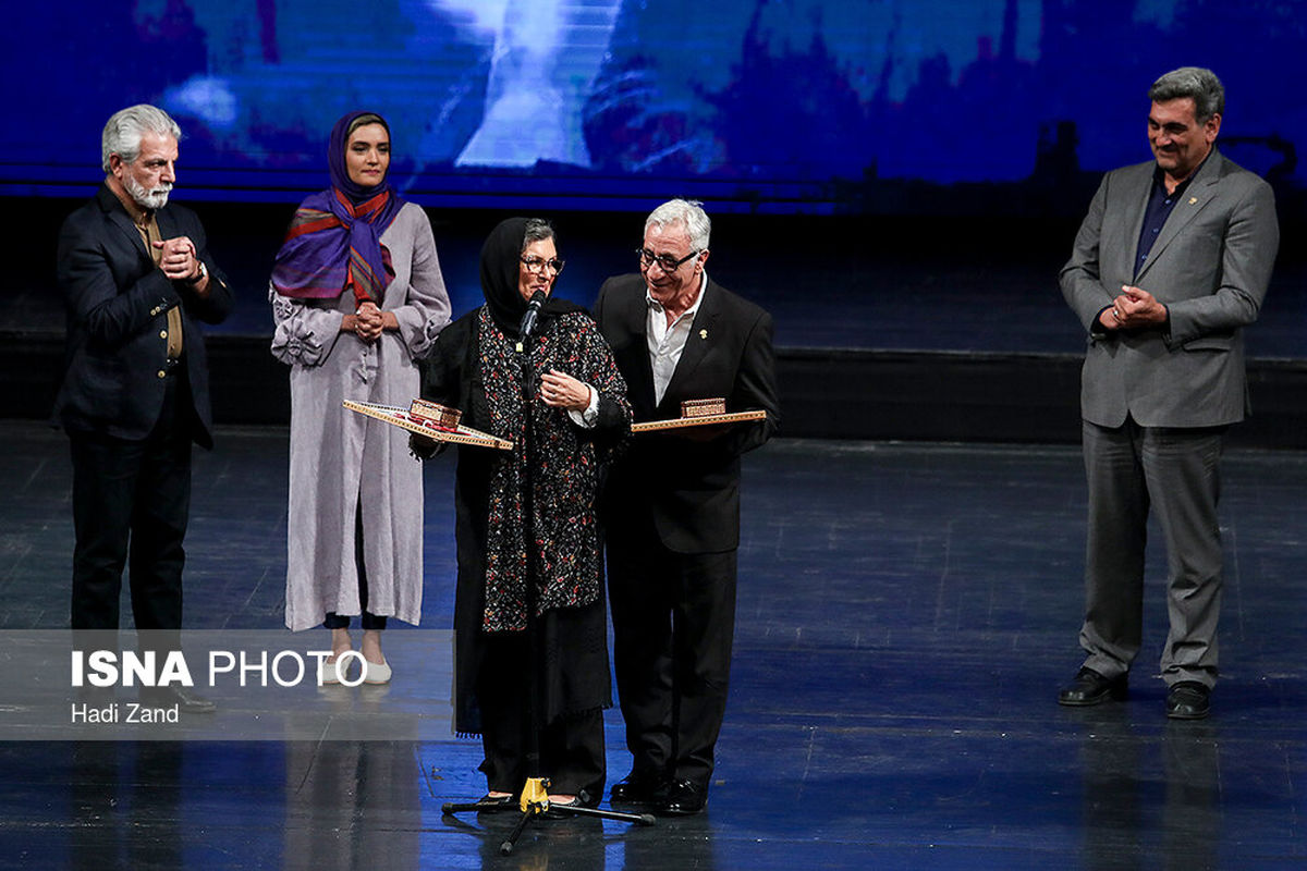 زوج معروف بازیگر همزمان جایزه گرفتند