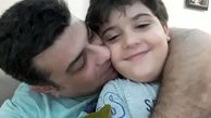 آقای گوینده خبر و پسر تپلی اش+عکس