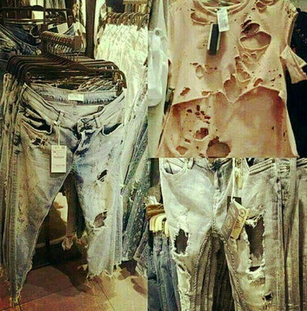 جمع‌آوری لباس‌ وشلوار های زاپ دار!