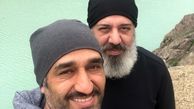 گردش پژمان جمشیدی با رفیقش + عکس