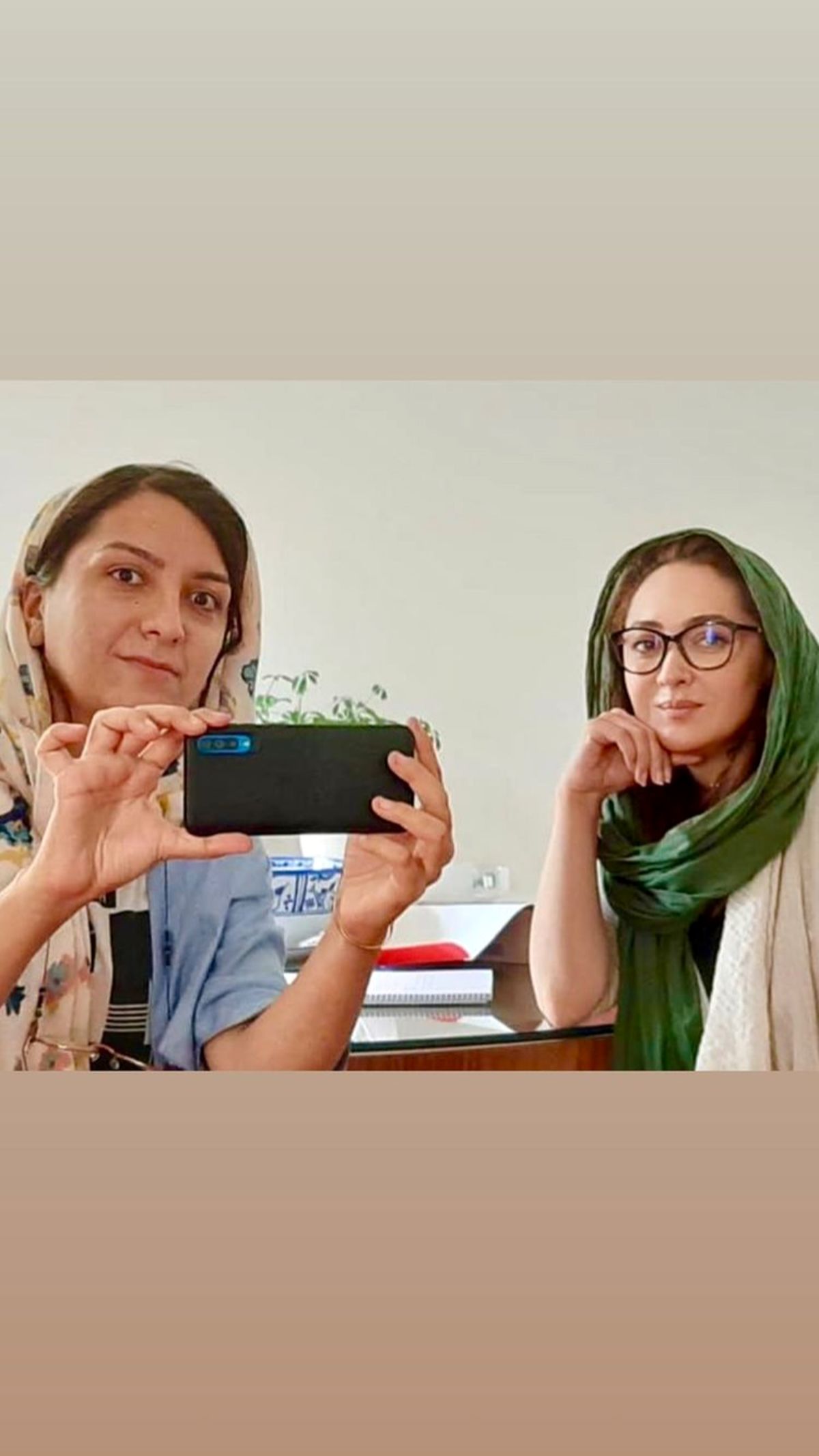 نیکی کریمی و دوستش + عکس
