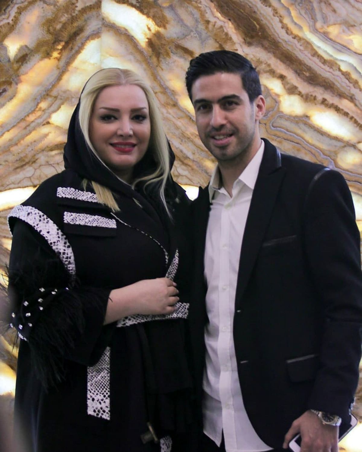 خسرو حیدری در کنار همسرش+عکس