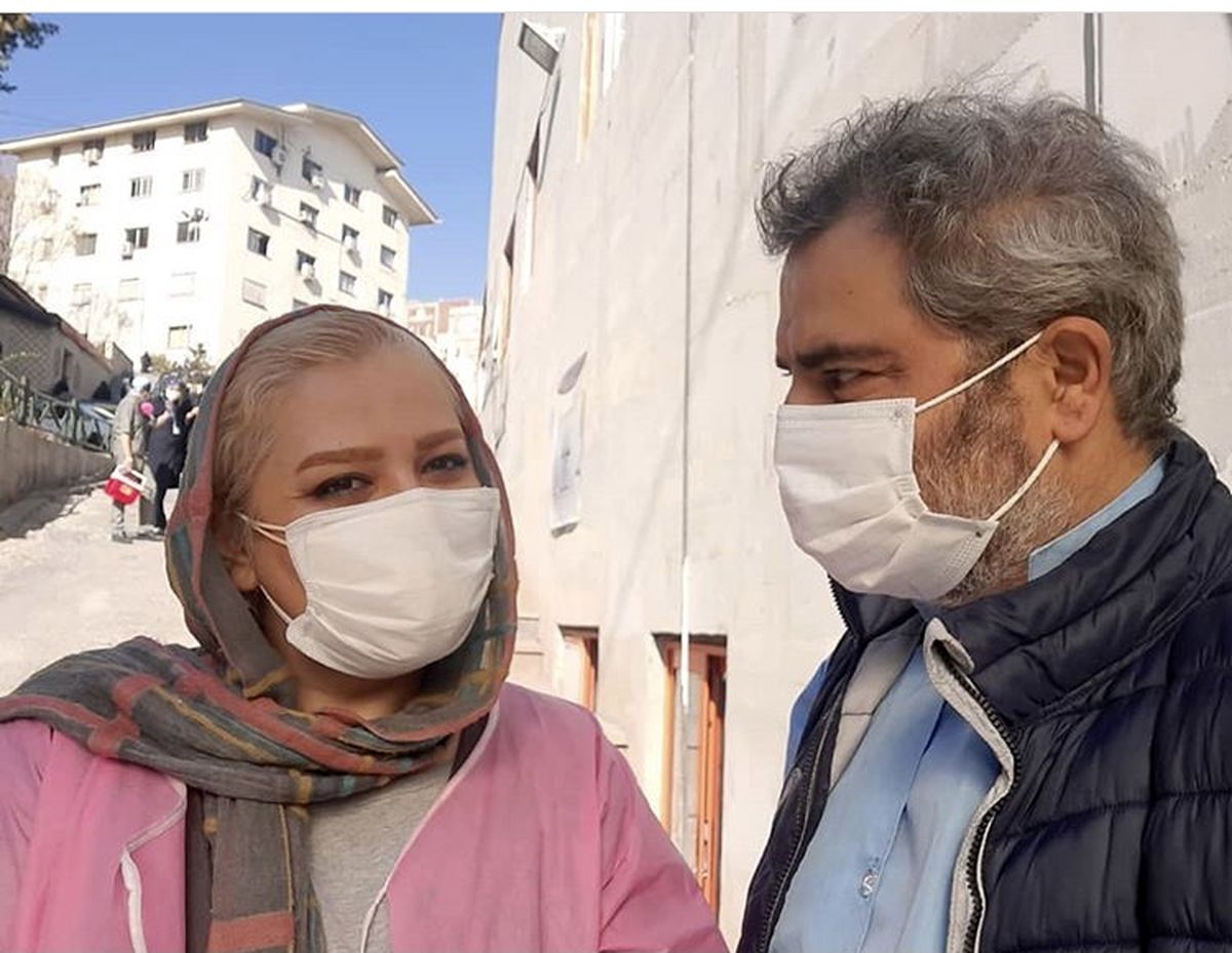 اتابک نادری و همسرش پس از مرخصی از بیمارستان + عکس
