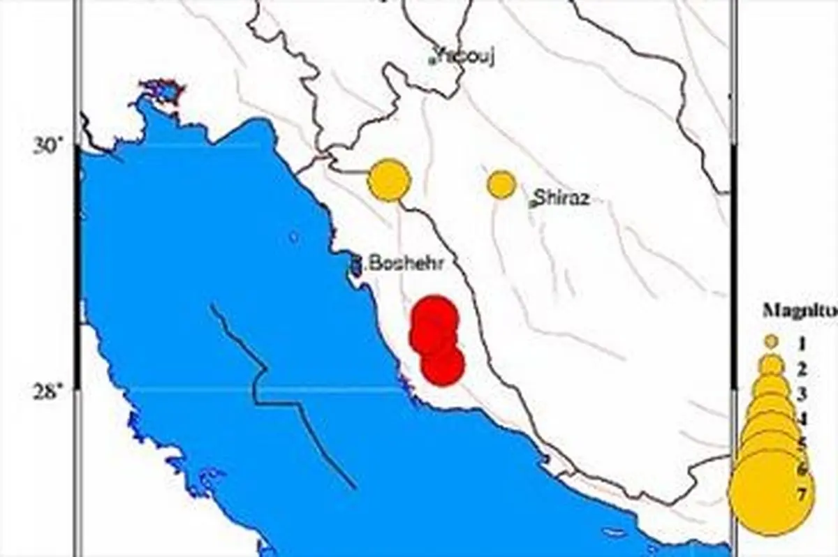دو زمین لرزه کاکی را لرزاند