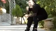 سیگار کشیدن علی انصاریان + عکس