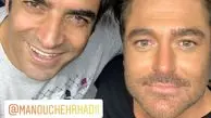 تبریک گلزار به منوچهر هادی + عکس