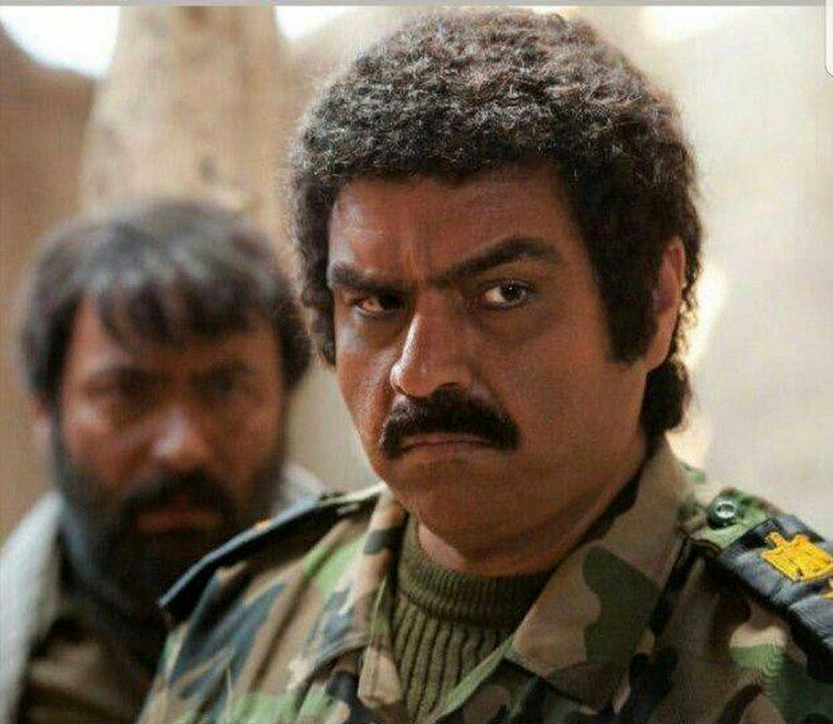 شهرام قائدی با گریم بعثی های عراق