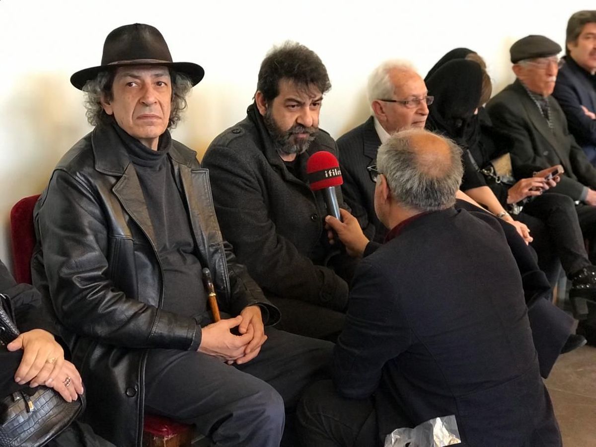 حضور خانواده «جمشید مشایخی» در تالار وحدت
