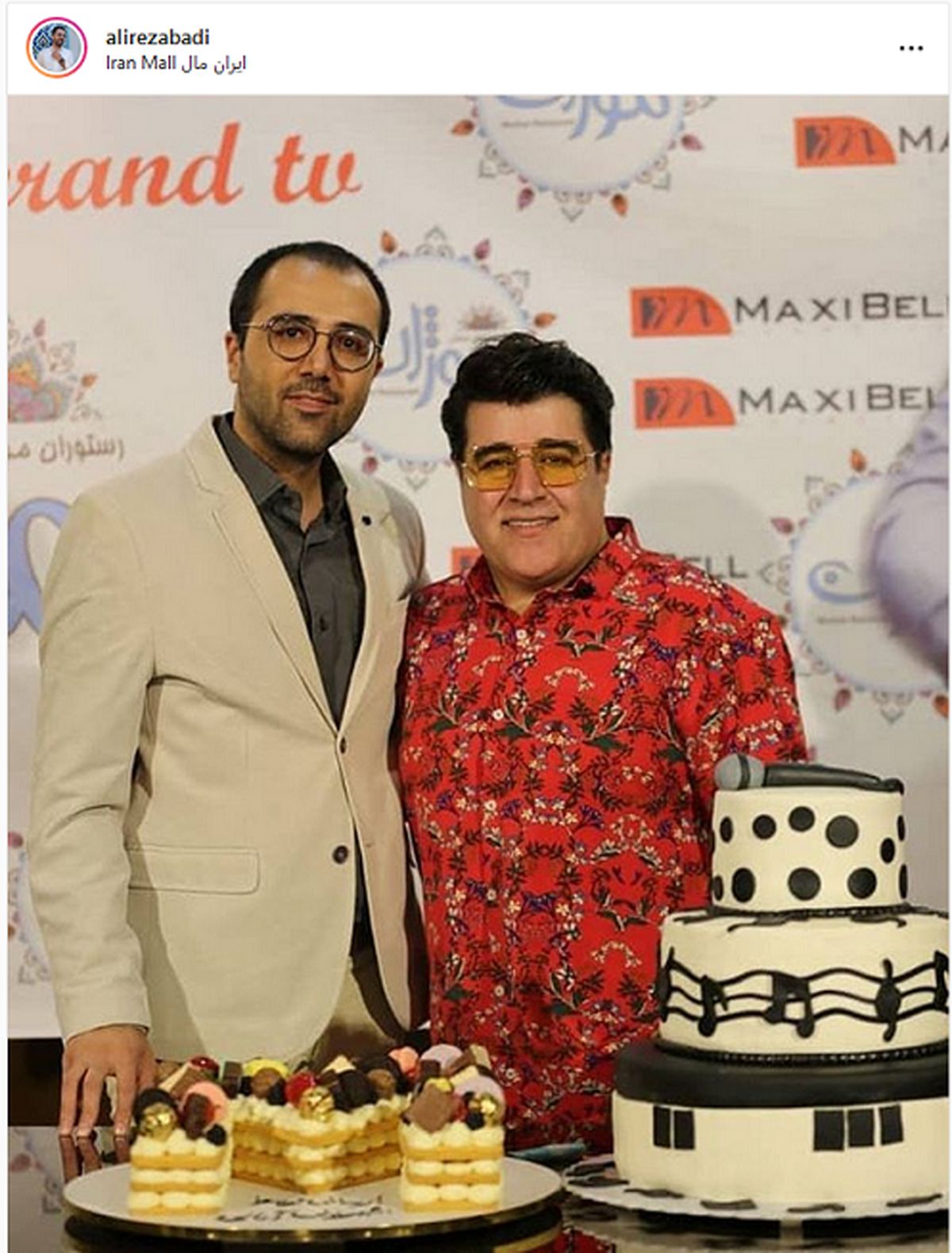 جشن تولد مهدی یغمایی+عکس