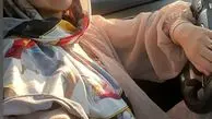 نیلوفر هوشمند پشت فرمان + عکس