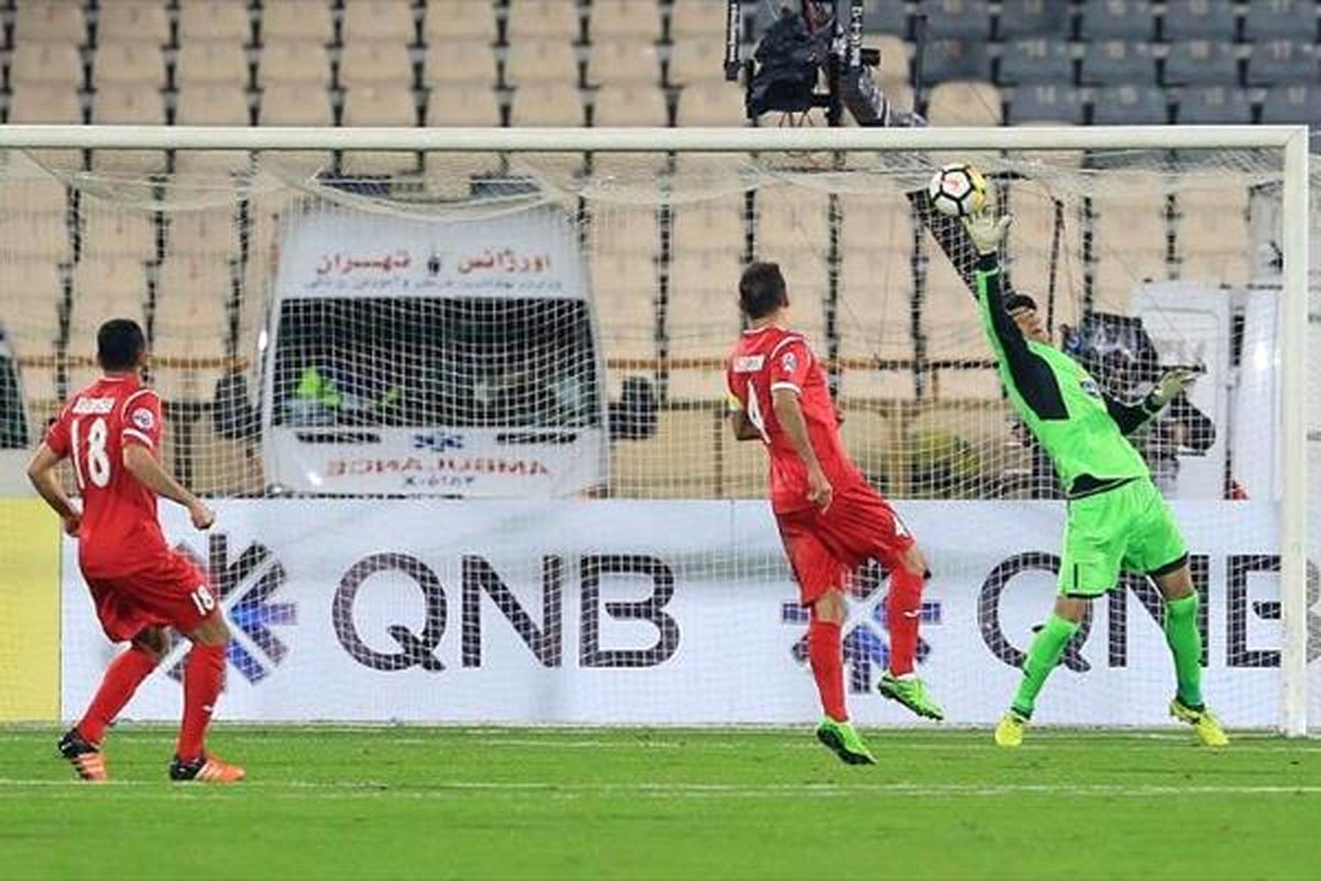 شادی ویژه بیرانوند بعد از گل پرسپولیس