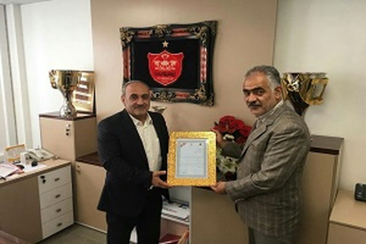 تقدیر از سرپرست باشگاه پرسپولیس برای صعود به فینال لیگ قهرمانان آسیا