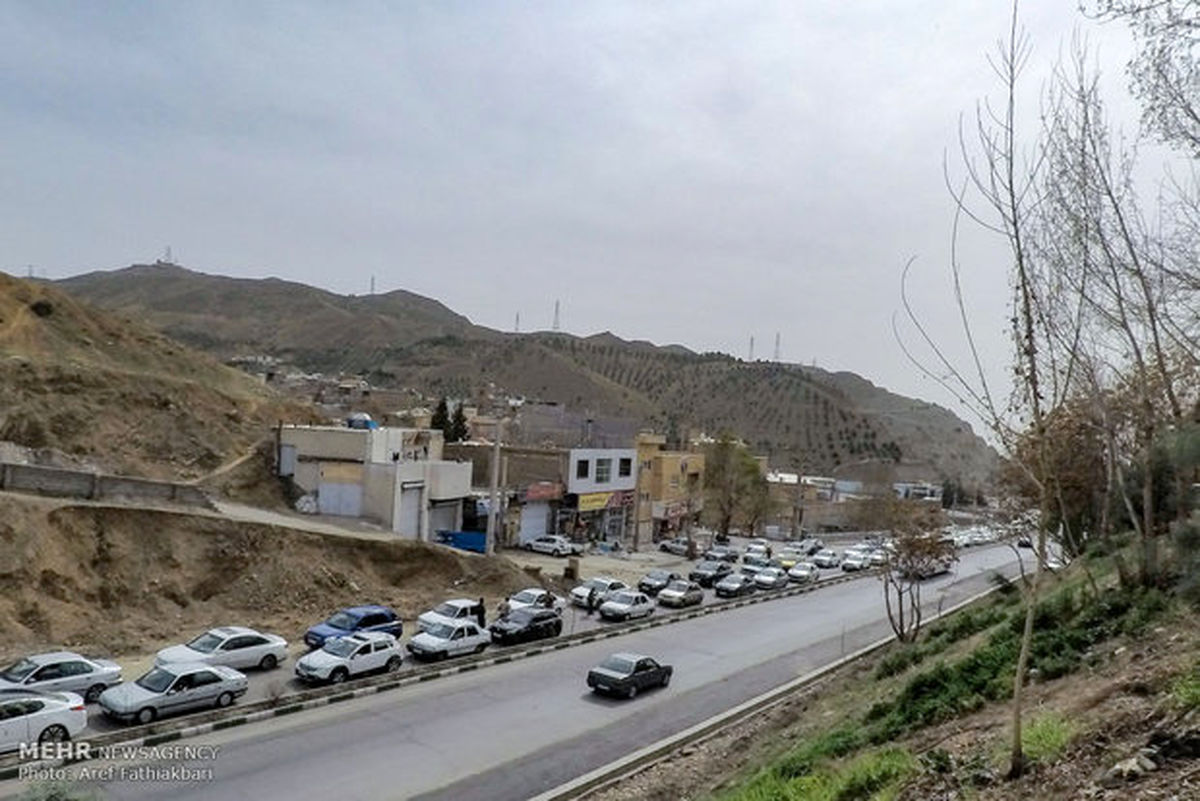کاهش دید در محور چالوس