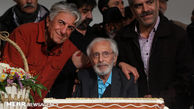 جمشید مشایخی شمع ۸۴ سالگی را فوت کرد+ عکس