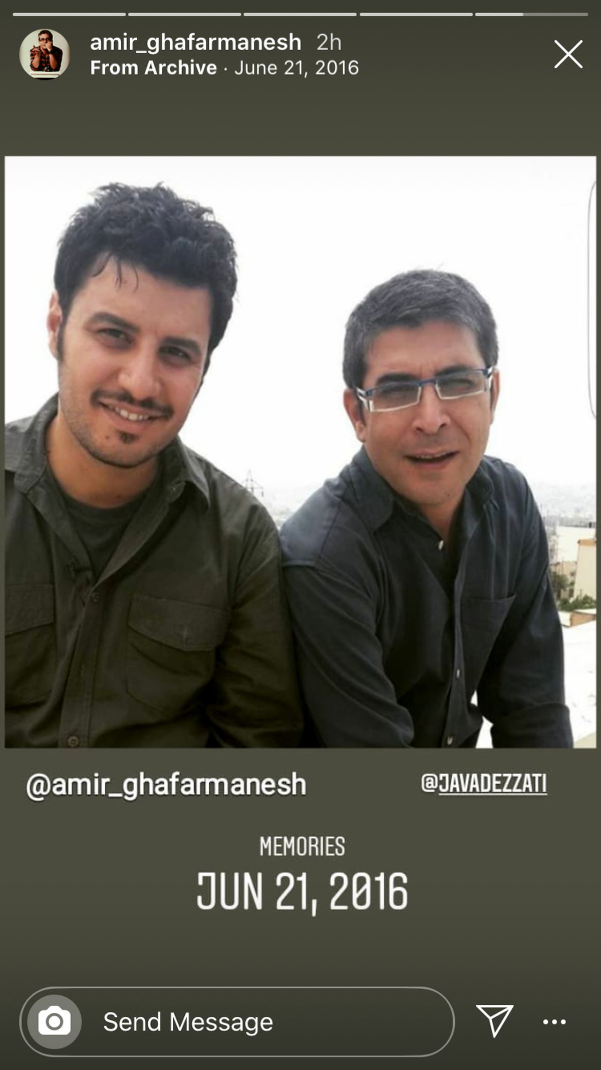 جوانی امیر غفارمنش و جواد عزتی + عکس