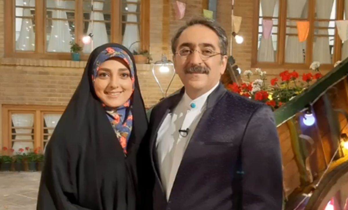قدردانی خانم مجری از همسرش برای نگهداری از پسرش