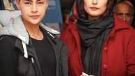 لادن طباطبایی و پسر بزرگش + عکس