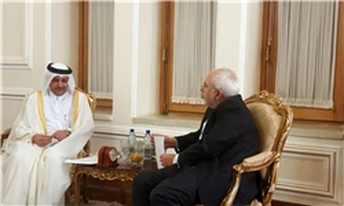 ظریف با سفیر قطر دیدار و گفت وگو کرد