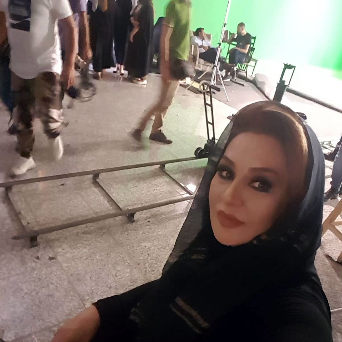 گریم فیلم جدید نسرین مقانلو+عکس